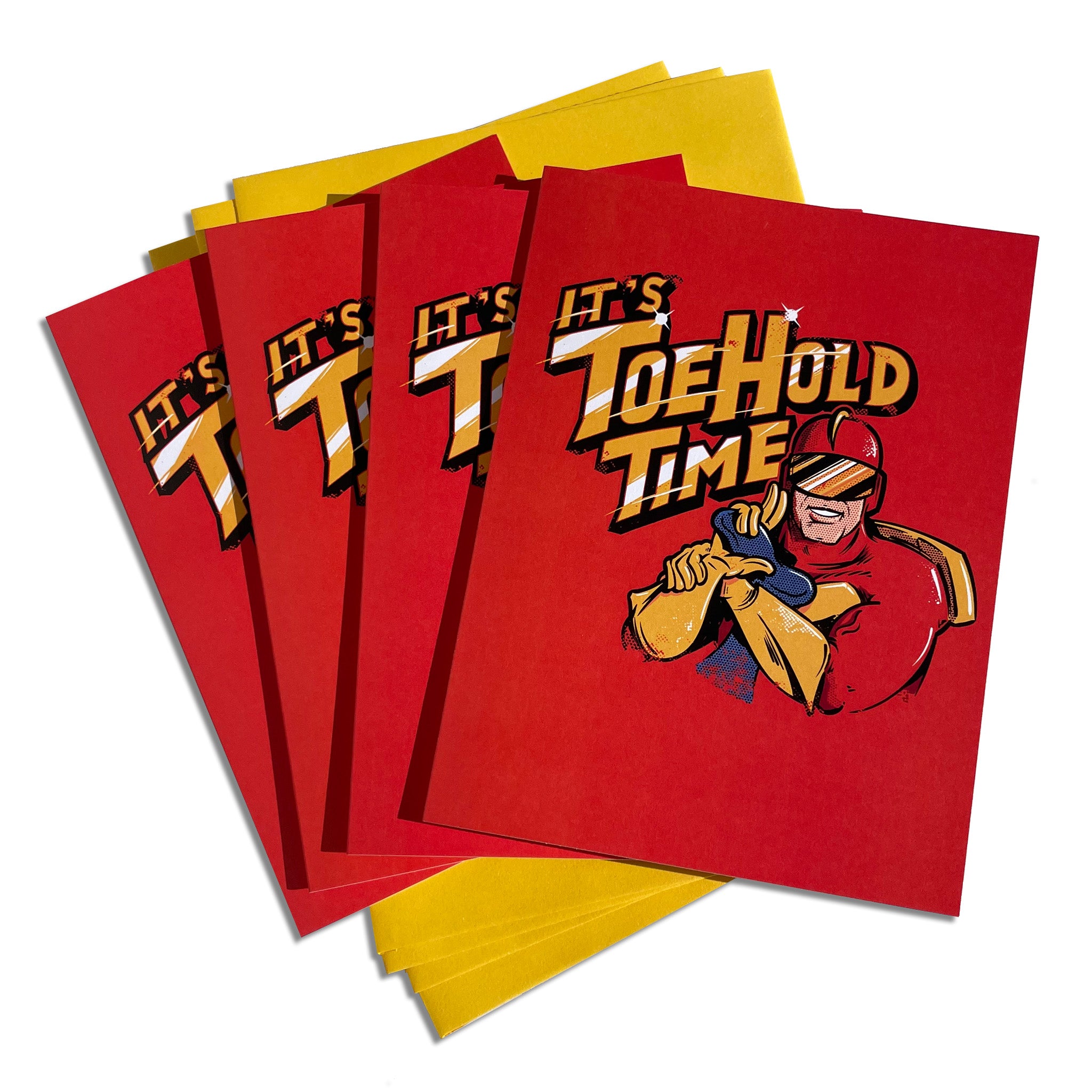 It's Toe Hold Time Greeting Cards