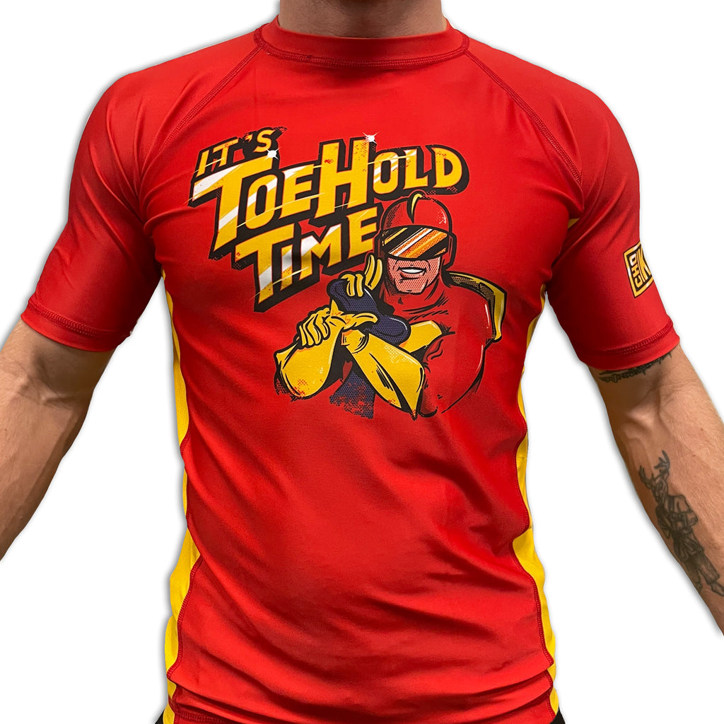 It's Toe Hold Time Rash Guard