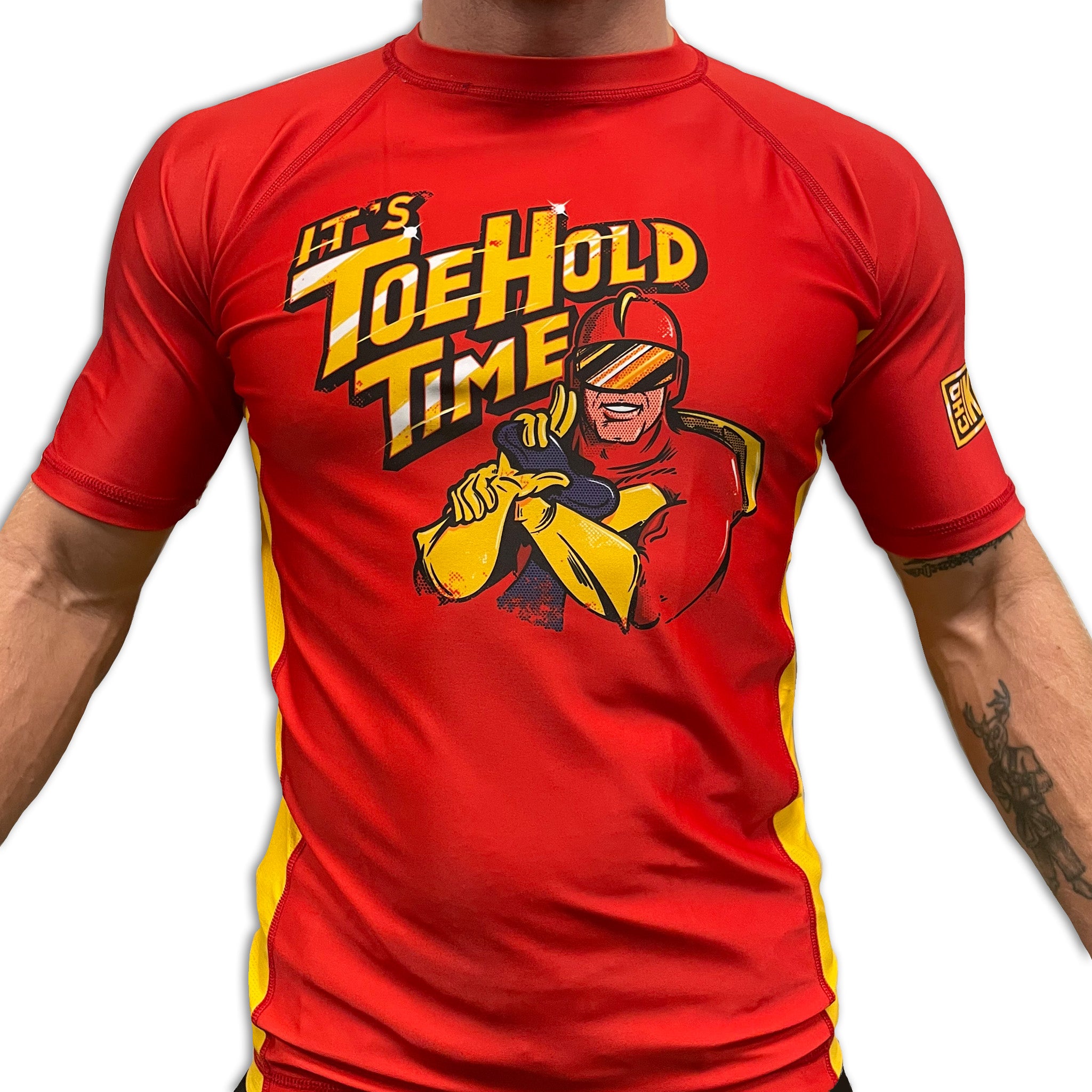 It's Toe Hold Time Rash Guard